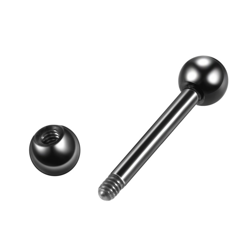 Titanium Gekleurde Micro Barbells 1.2 mm Titanium Gekleurde Micro Barbells 1.2 mm