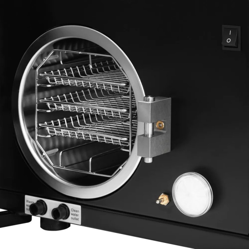 Lafomed Autoclave Standard Line LFSS18AA LED 18 L class B with a printer black Lafomed Autoclave Standard Line LFSS18AA LED 18 L class B with a printer black