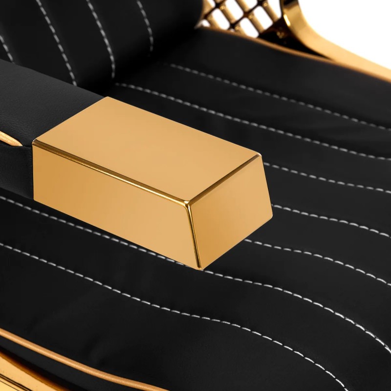 Kapsalon Wastafel goud zwart Kapsalon Wastafel goud zwart